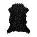 Mars & More vacht lam spaans curly zwart 60-70cm