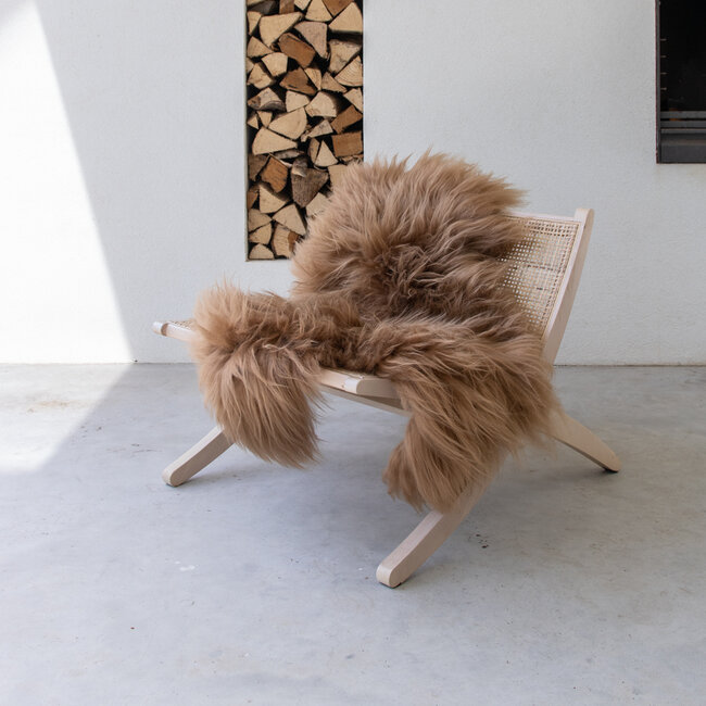 Mars & More schapenvacht ijsland camel 100-110cm