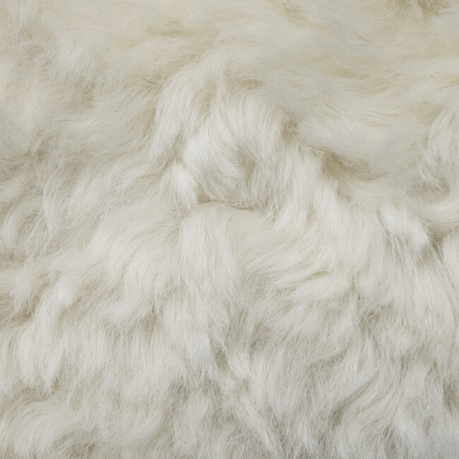 Mars & More schapenvacht ijsland geschoren natuurlijk gebroken wit 110cm