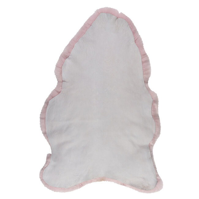 Mars & More schapenvacht ijsland geschoren zacht roze 100-110cm