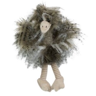 Mars & More knuffel langhaar struisvogel 28cm*