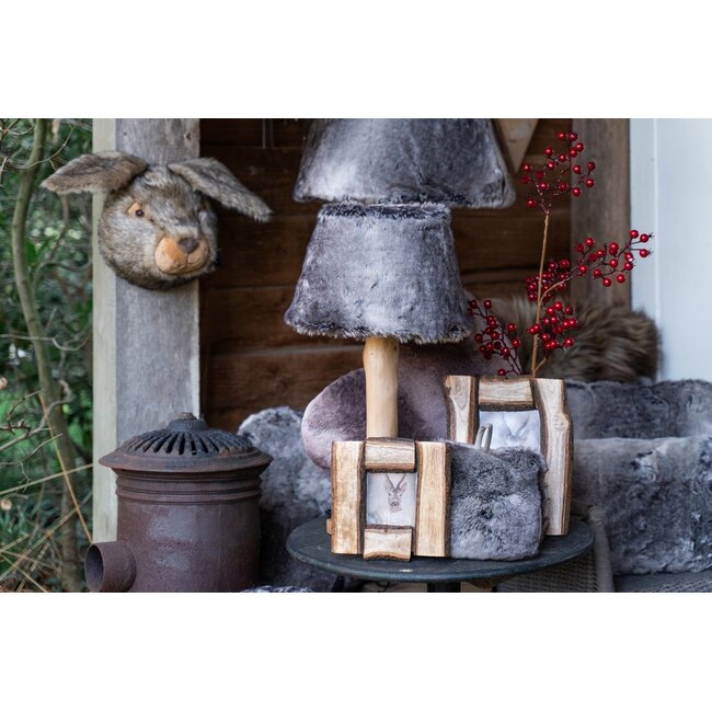 Mars & More knuffel konijn wandkop 30cm