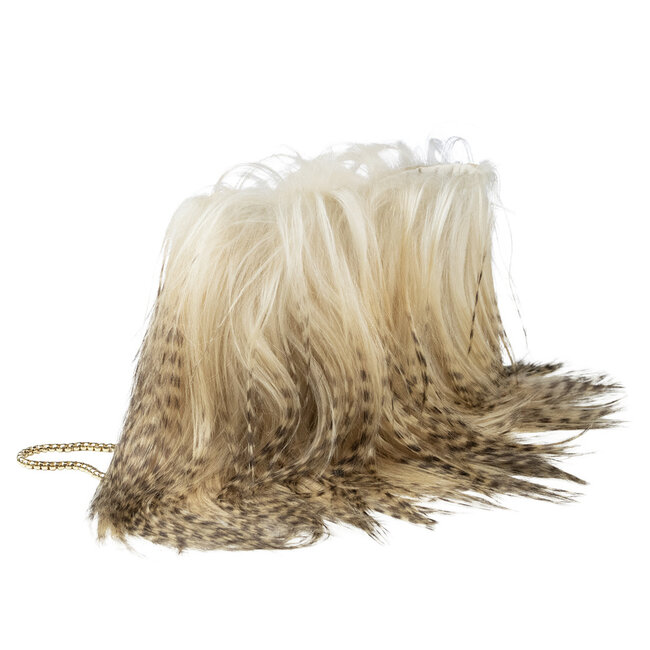 Mars & More crossbody tas geit tibet langhaar 20x25cm