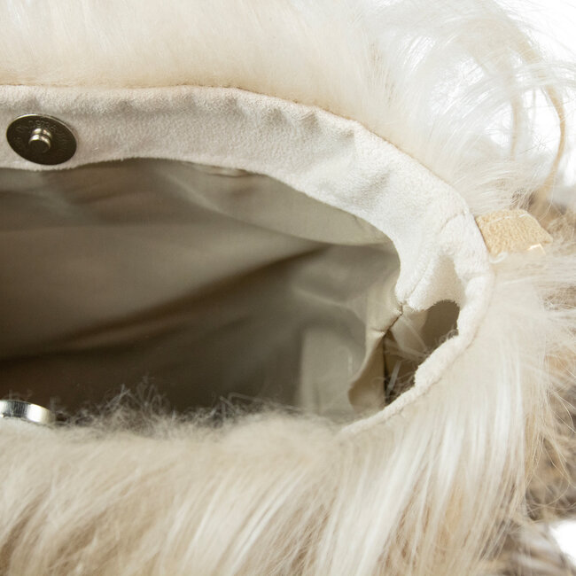 Mars & More crossbody tas geit tibet langhaar 20x25cm