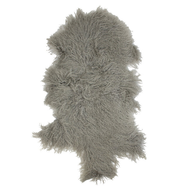 Mars & More schapenvacht krulhaar grijs 100cm