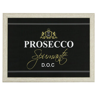 Mars & More schootkussen wijn prosecco zwart 43cm