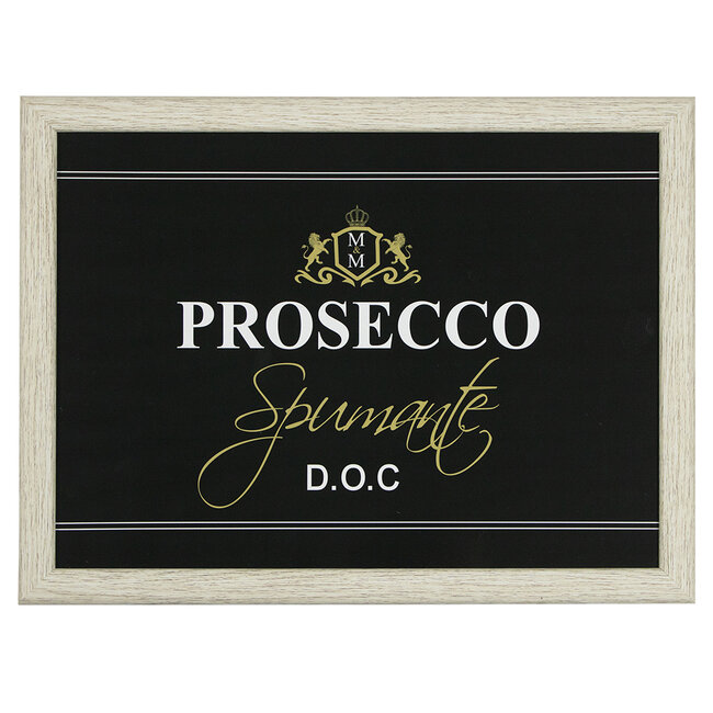 Mars & More schootkussen wijn prosecco zwart 43cm