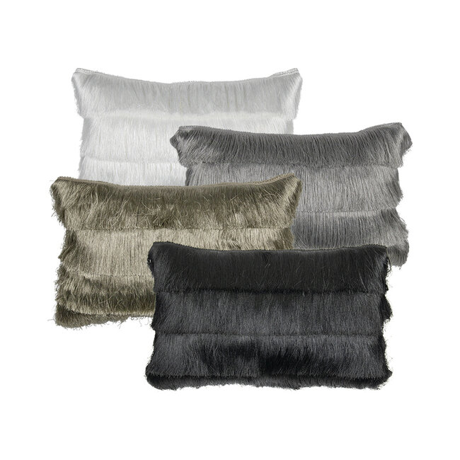 Mars & More half kussen franjes goud 30x50cm