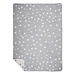 Mars & More plaid hartjes all over licht grijs 130x180cm