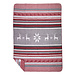 Mars & More plaid herten rood grijs 130x180cm