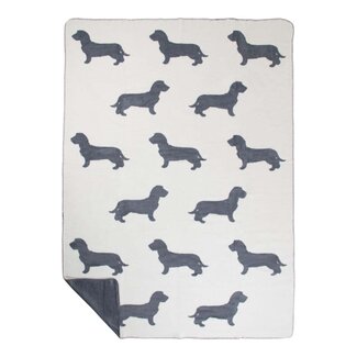 Mars & More plaid teckel 150x200cm