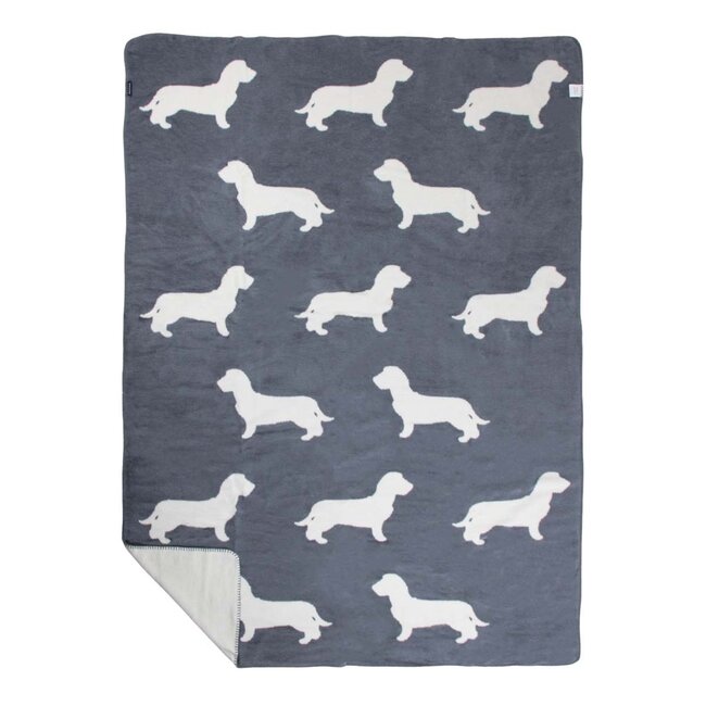 Mars & More plaid teckel 150x200cm