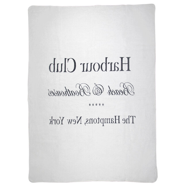 Mars & More plaid harbour club grijs 150x200cm