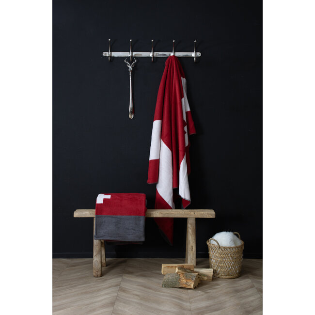 Mars & More plaid zwitsers 150x200cm