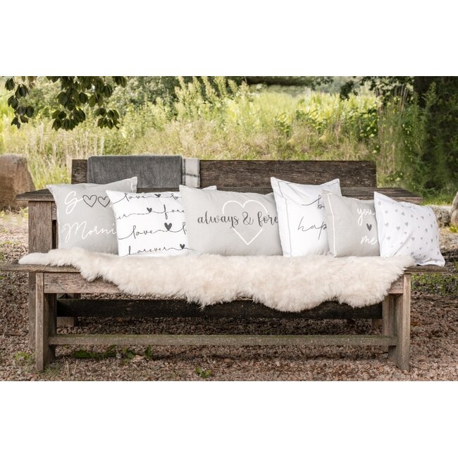 Mars & More hartje kussen forever love 40x60cm*