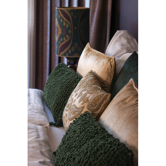 Mars & More half kussen fluweel goud 35x45cm