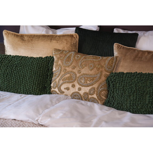 Mars & More half kussen fluweel goud 35x45cm