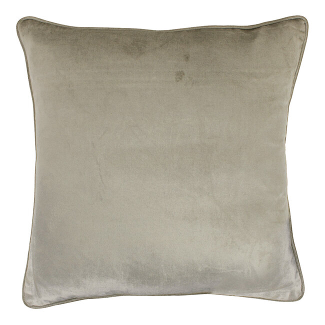Mars & More kussen fluweel beige 45x45cm