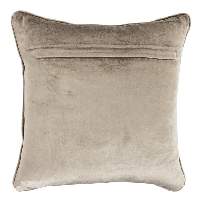 Mars & More kussen fluweel beige 45x45cm