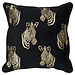 Mars & More *kussen fluweel zwart zebra 45x45cm*