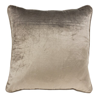 Mars & More kussen fluweel taupe 45x45cm