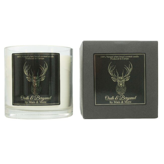 Mars & More geurkaars oudh bergamot h12 d12