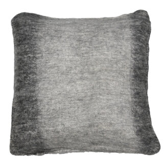 Mars & More *kussen wol look gemeleerd grijs 45x45cm*