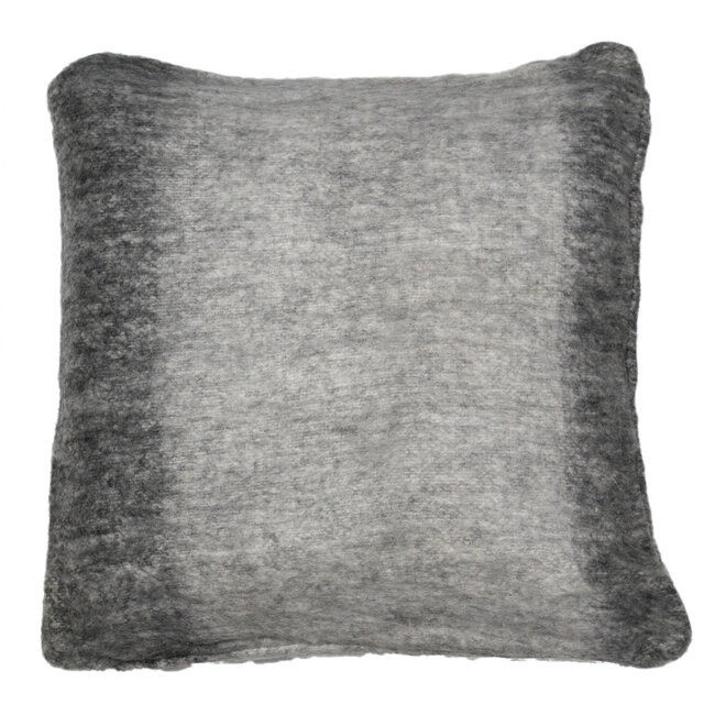 Mars & More *kussen wol look gemeleerd grijs 45x45cm*