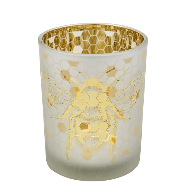 Mars & More Theelichthouder bij goud medium 12cm