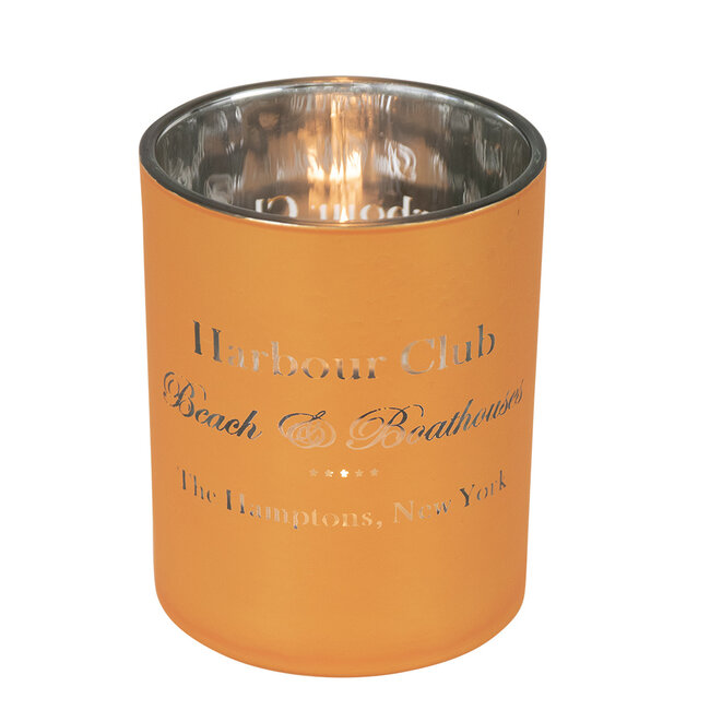 Mars & More Theelichthouder harbour club oranje medium 12cm