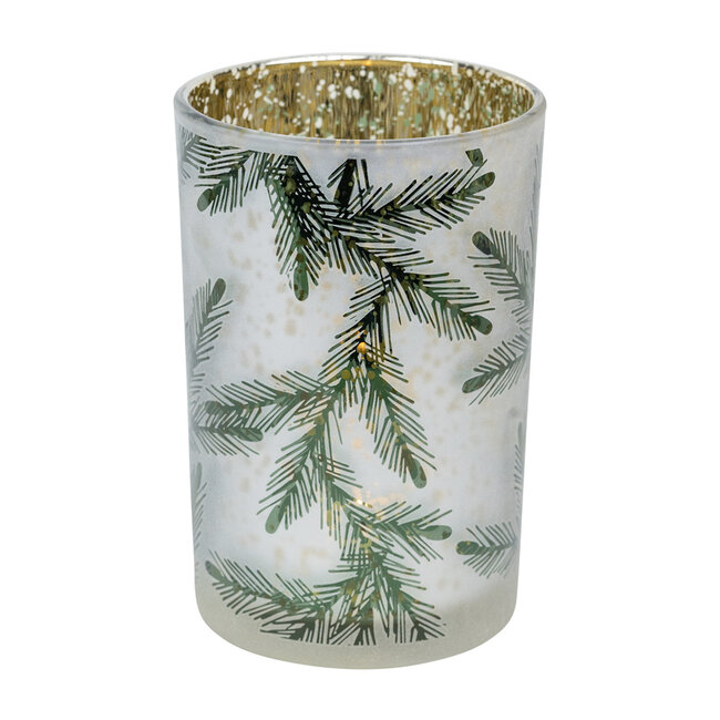 Mars & More Theelichthouder herfst dennentak large 18cm