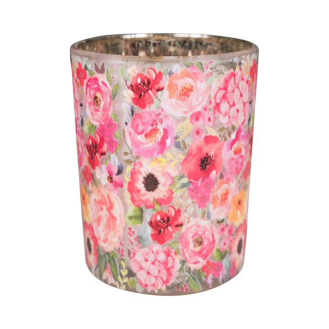 Mars & More Theelichthouder fleury klaproos medium 12cm