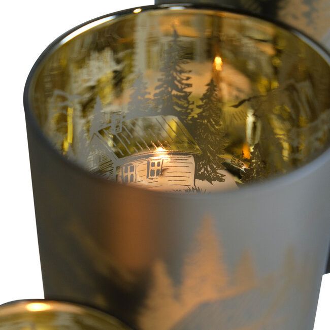 Mars & More Theelichthouder konijn brons small 8cm