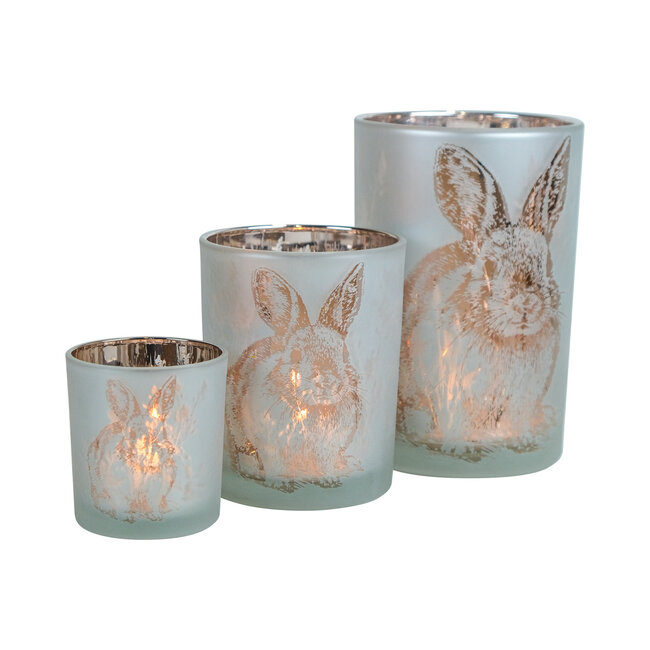 Mars & More Theelichthouder konijn brons small 8cm