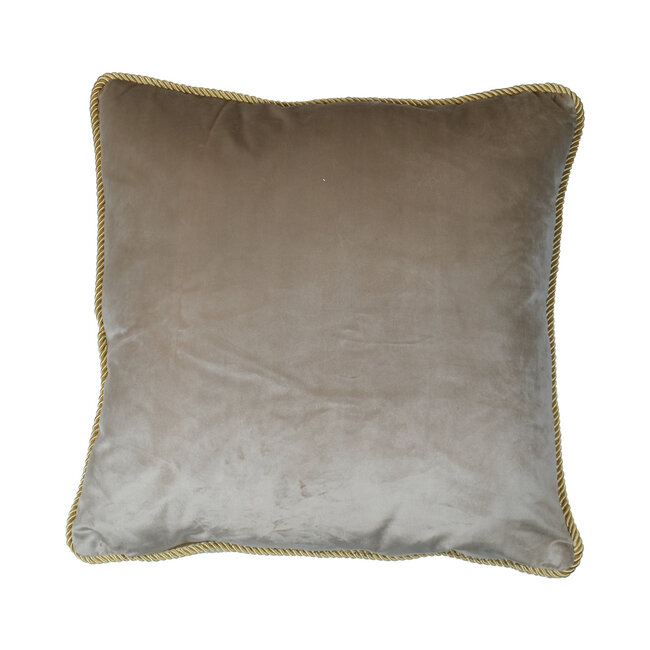 Mars & More kussen fluweel goud champagne 45x45cm