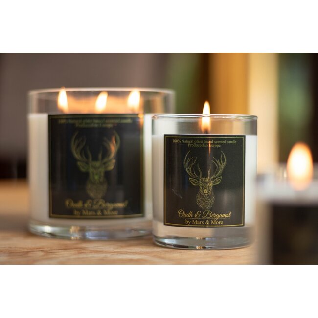 Mars & More geurkaars oudh bergamot h9 d8