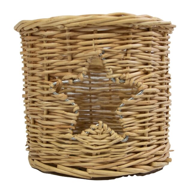 Mars & More rotan windlicht ster 13cm
