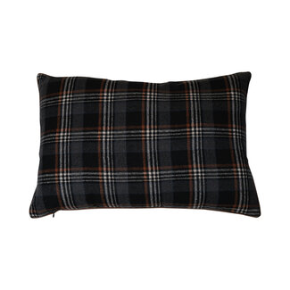 Mars & More kussen ruit grijs 40x60cm