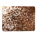 Mars & More placemat koehuid rechthoek bruin/wit 30x40cm