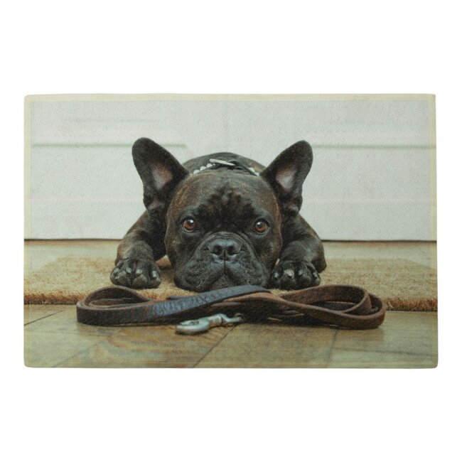 Mars & More deurmat humor franse bulldog 75x50cm