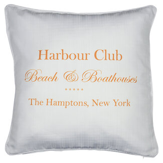 Mars & More buitenkussen harbour club wit 50x50cm