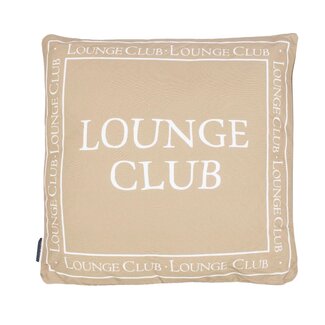 Mars & More Lounge Club outdoor kussen taupe 50x50cm