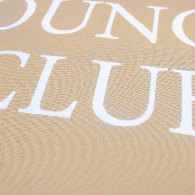 Mars & More Lounge Club outdoor kussen taupe 50x50cm