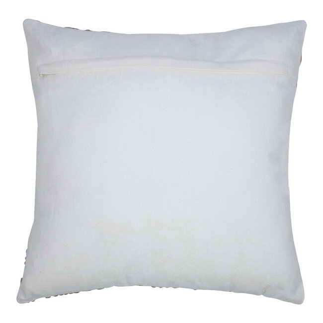 Mars & More Lilou Kussen bladeren roze 45x45cm