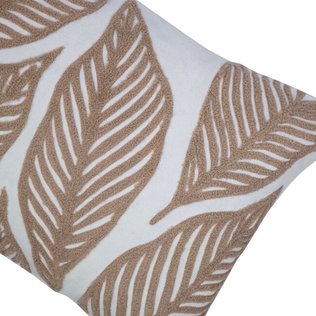 Mars & More Lilou Kussen bladeren roze 30x50cm