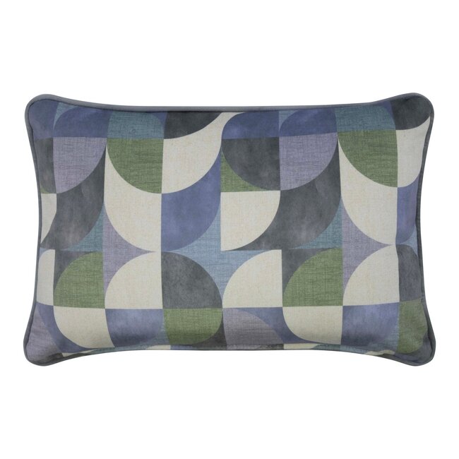 Mars & More Milton kussen blauw 30x50 cm