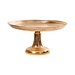 Mars & More dienblad op voet champagne goud 25x25x16cm