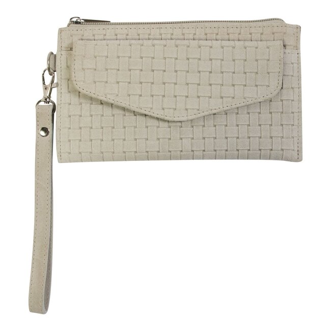 Mars & More etui koe met vakje geweven zand 20x11cm (bos taurus taurus)