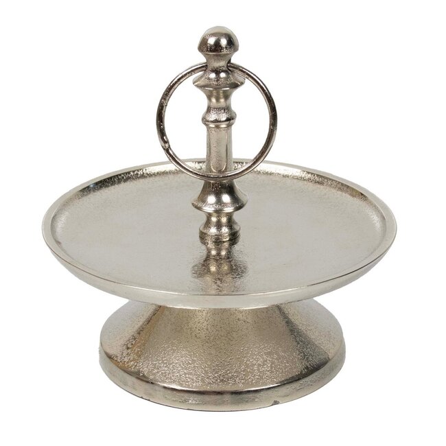 Mars & More keuken etagère zilver rond 1 laag 20cm