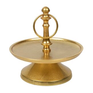 Mars & More keuken etagère goud rond 1 laag 20cm